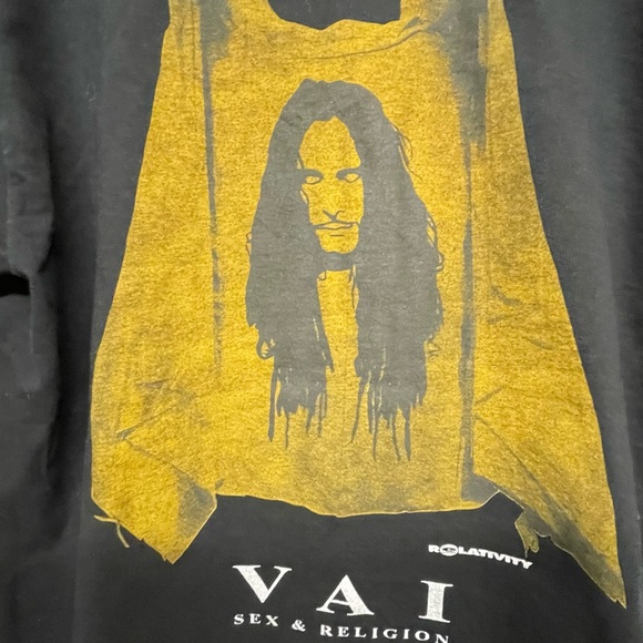 Vtg 1993 Steve Vai Sex & Religion t shirt XL - Picture 4 of 9